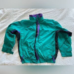 90s Vintage Columbia Green Coat